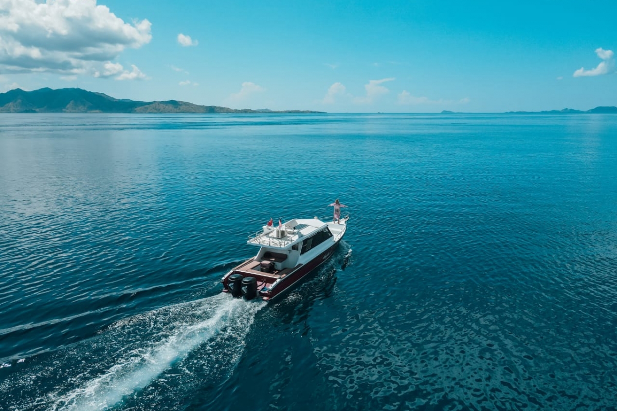 Perjalanan menuju ke Pulau Sepa Pramana
