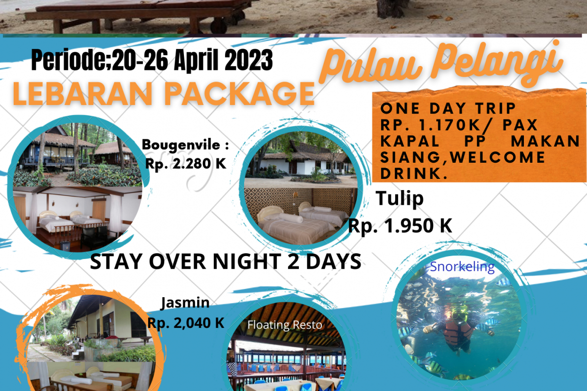 Paket Lebaran Pulau Pelangi